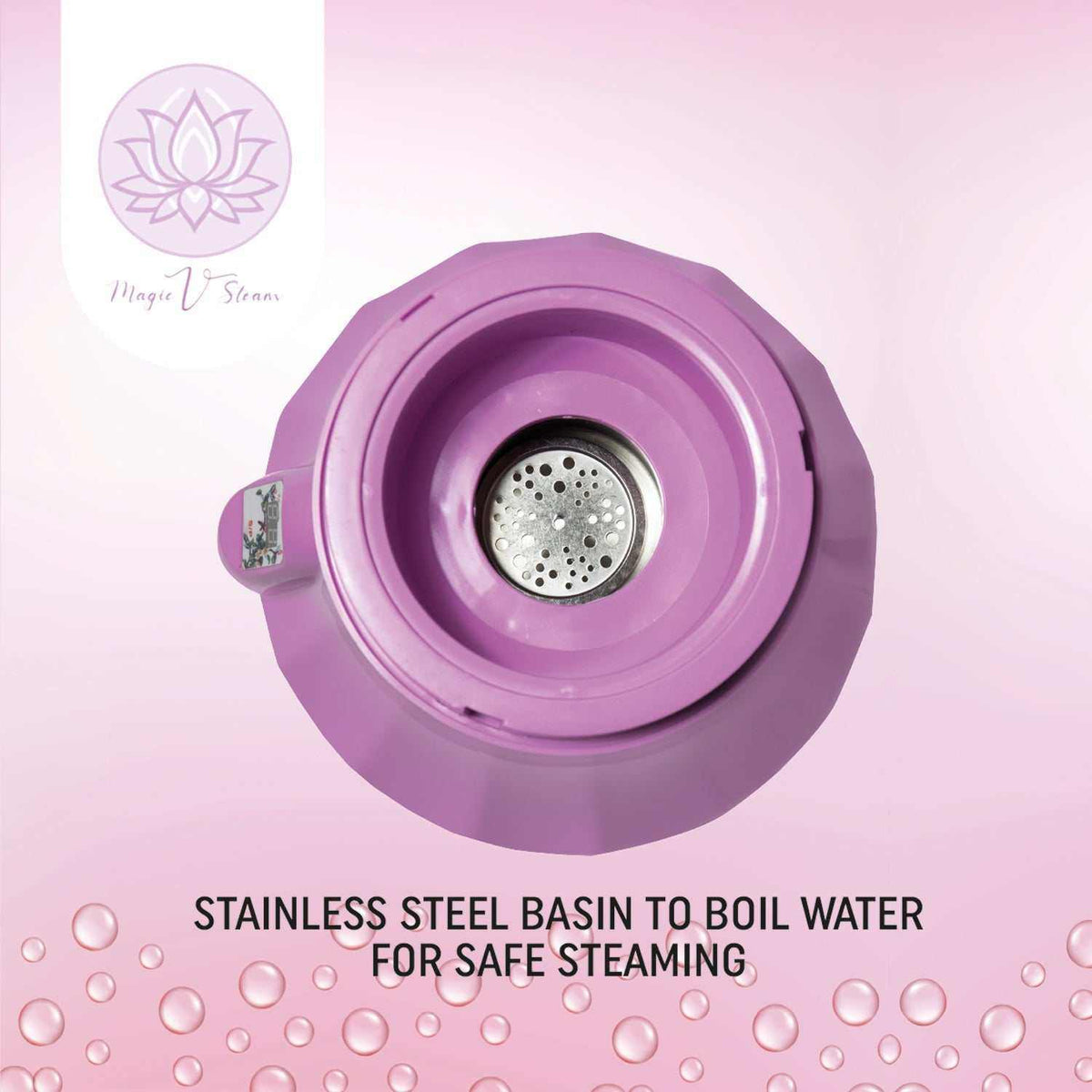 Magic V Steam Yoni Steamer Kit with herbal tea bags for feminine care and postpartum support